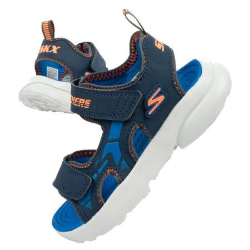 Sandály Skechers Jr 406513L/NVBL - Pro děti boty