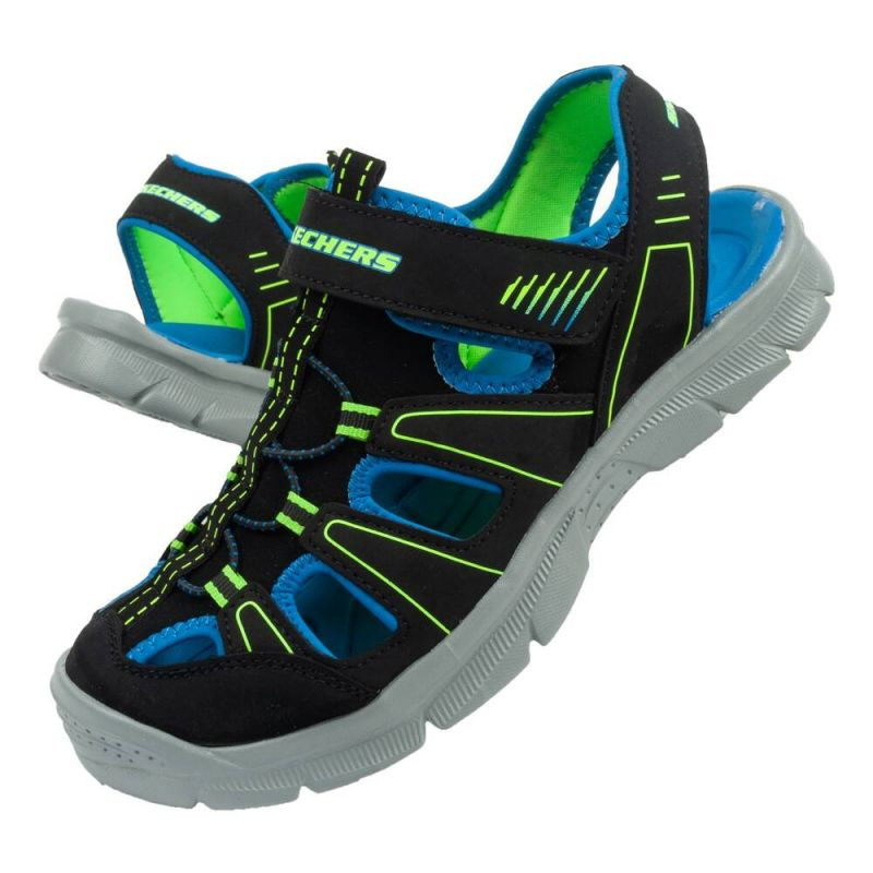 Sandály Skechers Jr 406520L/BBLM - Pro děti boty