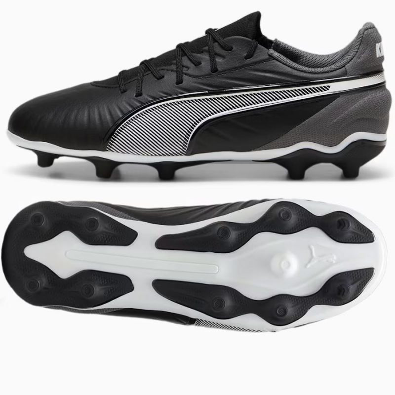 Kopačky Puma King Match FG/AG Jr 108048-01 - Pro děti boty