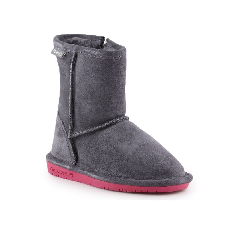 Dětské zimní boty Emma pro batolata 608TZ-903 Charcoal Pomberry - BearPaw - Pro děti boty