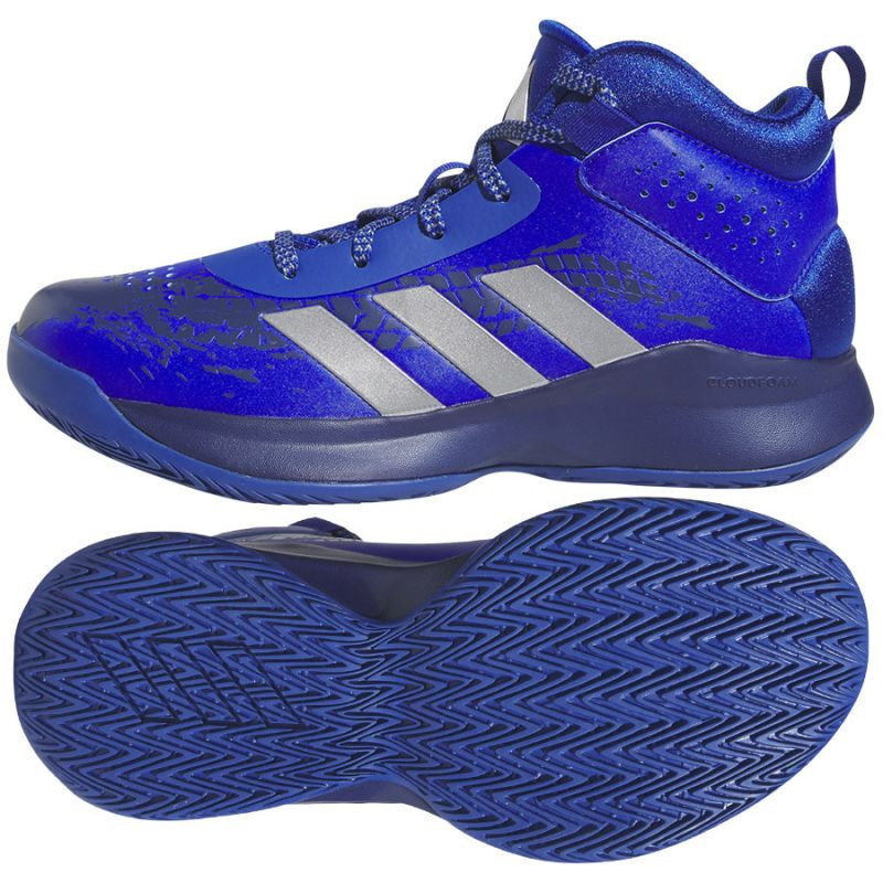 Dětská basketbalová obuv Cross Em Up 5 K Wide Jr HQ8495 - Adidas - Pro děti boty