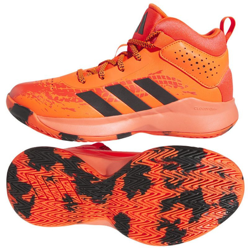 Dětská basketbalová obuv Cross Em Up 5 K Wide Jr HQ8494 - Adidas - Pro děti boty