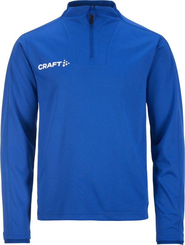 Craft Teamwear Evolve 2.0 Half Zip Jr Dětská tréninková bunda s&nbsp;1/4 zipem 82.4764 club cobolt - Pro děti bundy