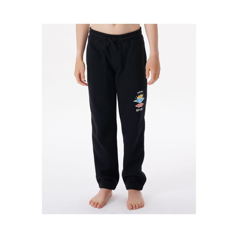 RIP CURL Search Icon Track Pant-Boy - černý