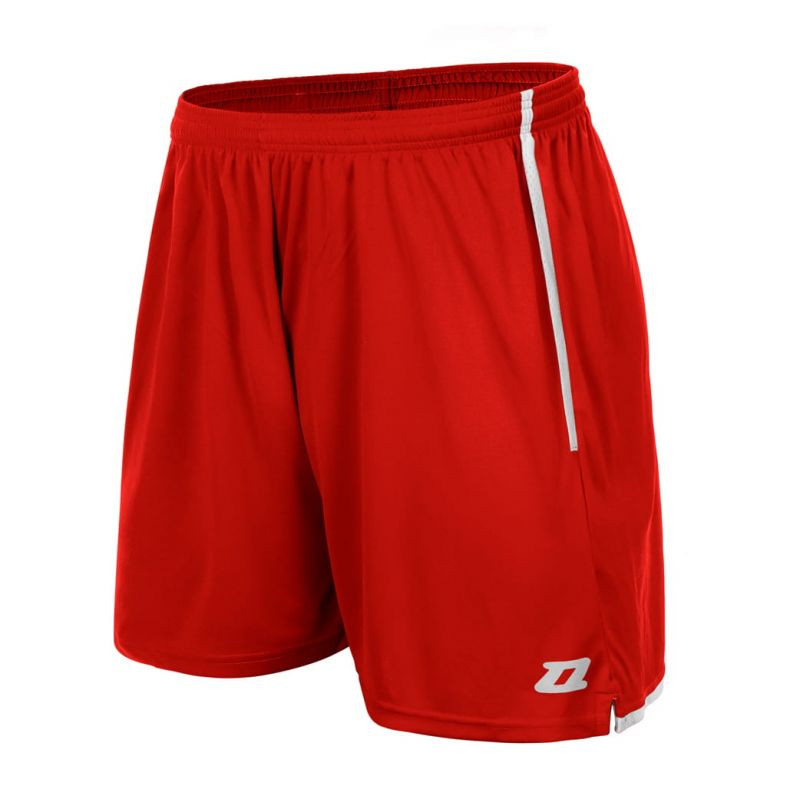 Zápasnické šortky Zina Crudo Jr DC26-78913 červeno-bílé - Pro děti kraťasy