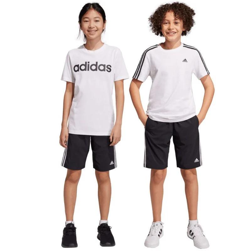 Tkané šortky adidas Essentials s&nbsp;3 pruhy HR6332 - Pro děti kraťasy