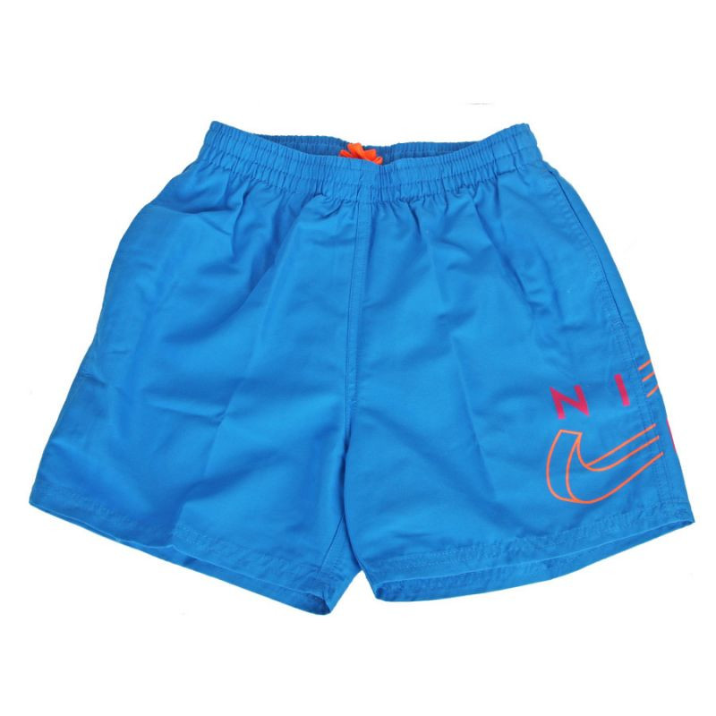 Chlapecké plavecké šortky Split Logo Lap 4" Jr NESSC786 458 - Nike - Pro děti kraťasy