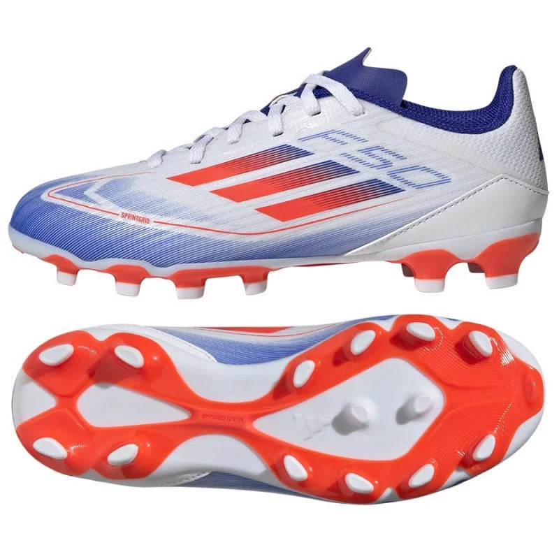 Junior sportovní boty kopačky F50 League MG Jr IF1370 Bílá mix barev - Adidas - Pro děti pro děti boty