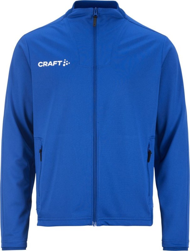 Craft Teamwear Evolve 2.0 Full Zip Jacket Jr Dětská tréninková bunda 82.4763 club cobolt - Pro děti pro děti bundy