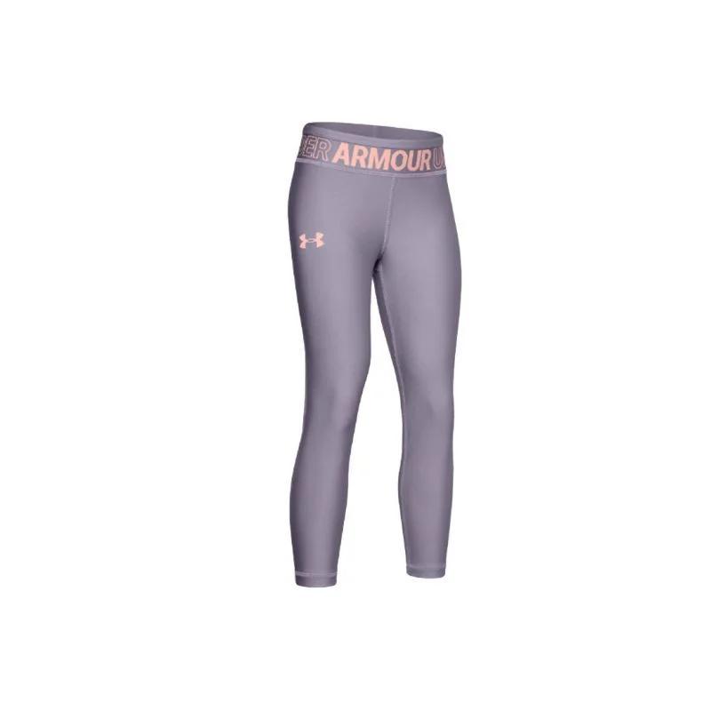 Dívčí tréninkové kalhoty HG Ankle Crop K Junior 1327855-555 - Under Armour - Pro děti pro děti kalhoty