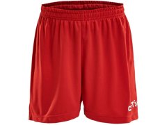 Craft Teamwear Squad Go Short Solid Jr Dětské sportovní kraťasy 82.5586 bright red