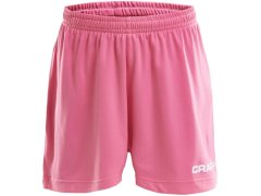 Craft Teamwear Squad Go Short Solid Jr Dětské sportovní kraťasy 82.5586 pop