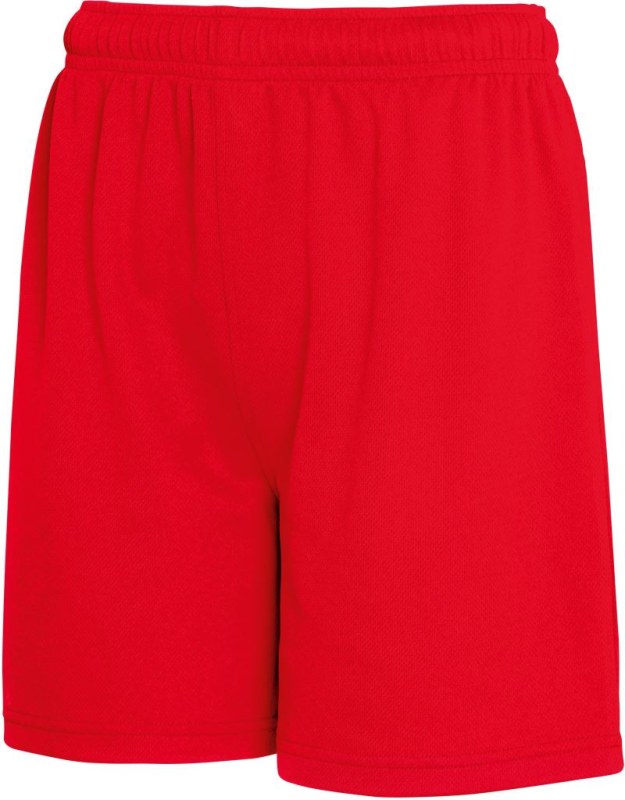 Fruit of the Loom Kids Performance Shorts Dětské sportovní kraťasy 16.4007 red - Pro děti pro děti kraťasy