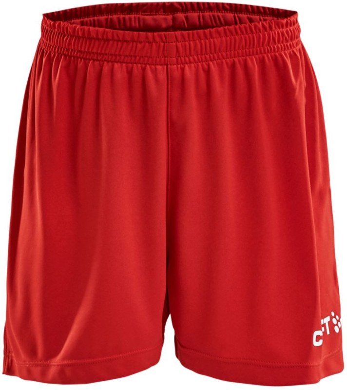 Craft Teamwear Squad Go Short Solid Jr Dětské sportovní kraťasy 82.5586 bright red - Pro děti pro děti kraťasy