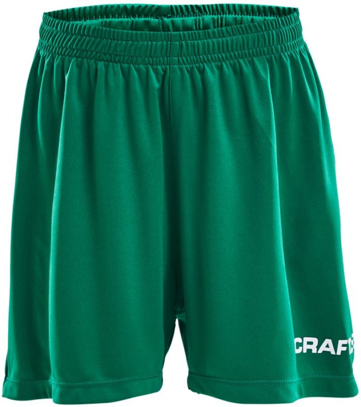 Craft Teamwear Squad Go Short Solid Jr Dětské sportovní kraťasy 82.5586 team green - Pro děti pro děti kraťasy