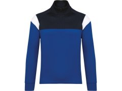 Kariban ProAct PA 388 Dětská tréninková mikina s 1/4 zipem 20.P388 dark royal blue/navy
