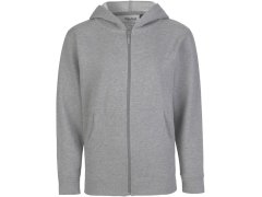 Neutral O 13301 Dětská mikina s kapucí z bio bavlny 77.1331 sport grey