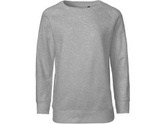 Neutral O 33001 Dětská raglánová mikina z bio bavlny 77.3301 sport grey