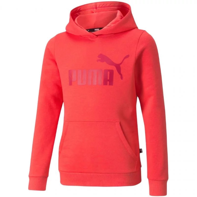 Dětská mikina ESS Logo FL Jr 587031 35 růžová - Puma - Pro děti pro děti mikiny