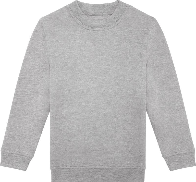 B&C ID.332 Crew /kids Dětská mikina 01.K332 sport grey - Pro děti pro děti mikiny