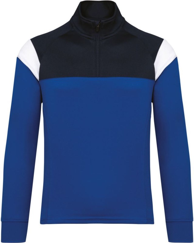 Kariban ProAct PA 388 Dětská tréninková mikina s&nbsp;1/4 zipem 20.P388 dark royal blue/navy - Pro děti pro děti mikiny