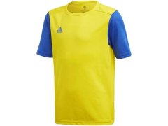 Dětské fotbalové tričko Estro 19 Jersey JR FT6681 Žlutá s&nbsp;modrou - Adidas