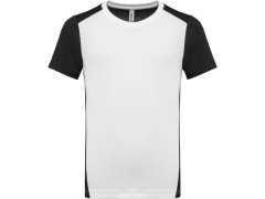 Kariban ProAct PA 4016 Dětské kontrastní sportovní tričko 20.4016 white/black