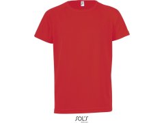 SOL´S Sporty Kids Dětské raglánové sportovní tričko 25.1166 red