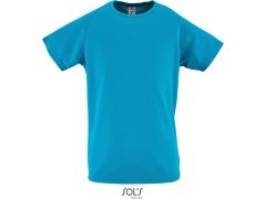 SOL´S Sporty Kids Dětské raglánové sportovní tričko 25.1166 aqua