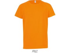 SOL´S Sporty Kids Dětské raglánové sportovní tričko 25.1166 neon orange