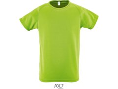 SOL´S Sporty Kids Dětské raglánové sportovní tričko 25.1166 apple green