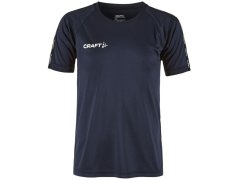 Craft Teamwear Squad Go Contrast Jersey Jr Dětské kontrastní sportovní tričko 82.2727 navy