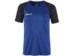 Craft Teamwear Squad Go Contrast Jersey Jr Dětské kontrastní sportovní tričko 82.2727 club cobolt/navy