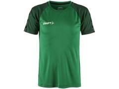 Craft Teamwear Squad Go Contrast Jersey Jr Dětské kontrastní sportovní tričko 82.2727 team green/ivy