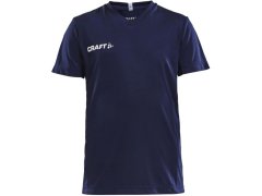 Craft Teamwear Squad Go Jersey Solid Jr Dětské sportovní tričko s&nbsp;výstřihem do V 82.5582 navy