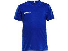 Craft Teamwear Squad Go Jersey Solid Jr Dětské sportovní tričko s&nbsp;výstřihem do V 82.5582 club cobolt