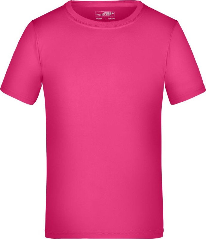 Daiber JN 358K Dětské žerzejové sportovní tričko 02.358K pink - Pro děti pro děti trička