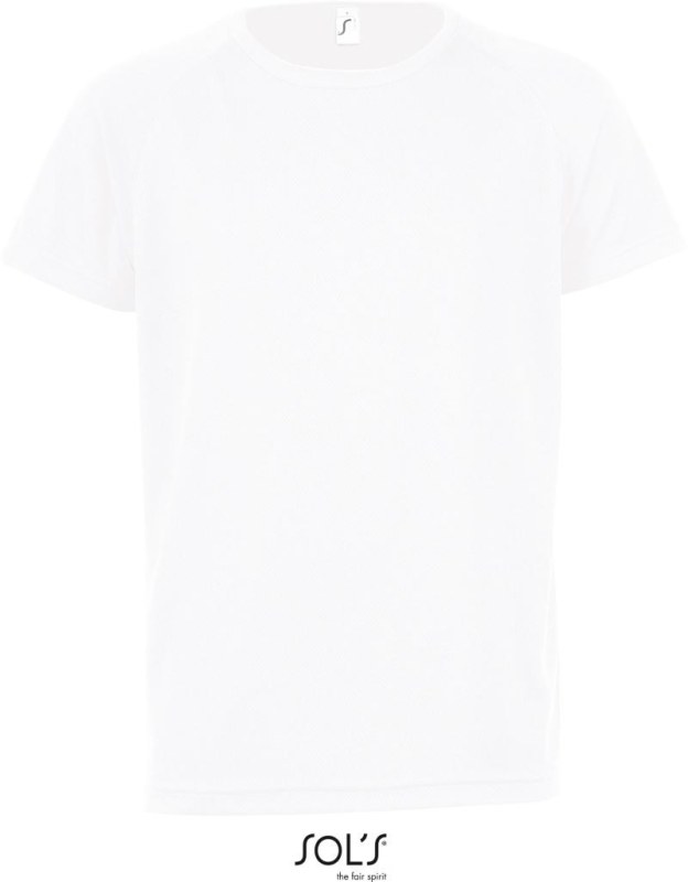 SOL´S Sporty Kids Dětské raglánové sportovní tričko 25.1166 white