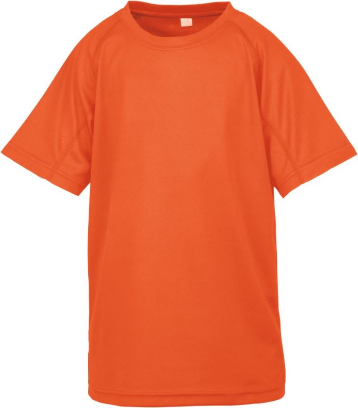 Spiro S 287J Dětské sportovní tričko "Aircool" 29.287J flo orange - Pro děti pro děti trička