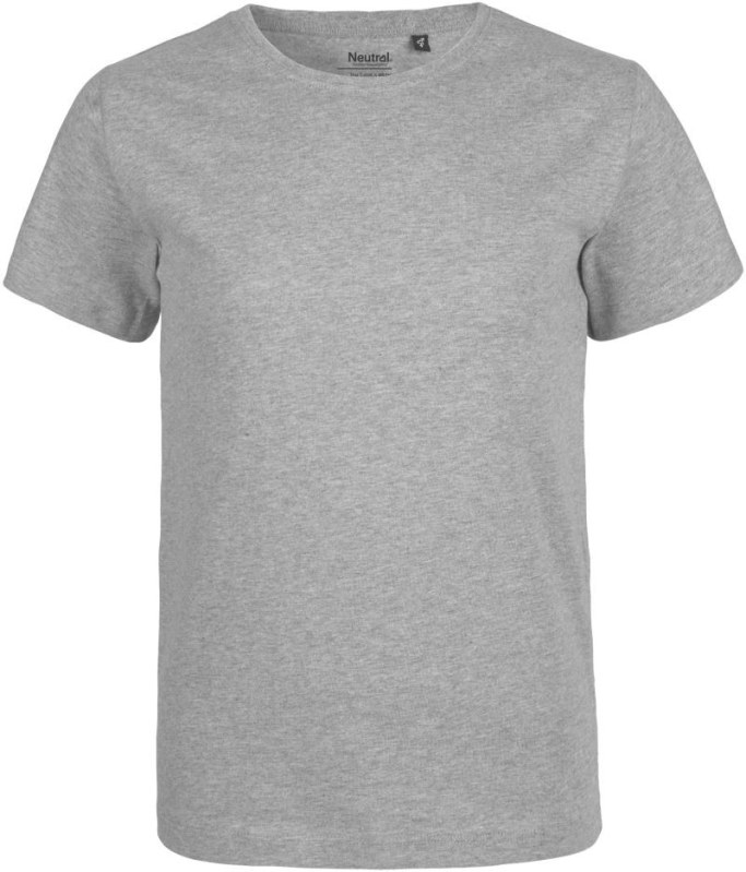 Neutral O 30001 Dětské tričko z bio bavlny 77.3001 sport grey