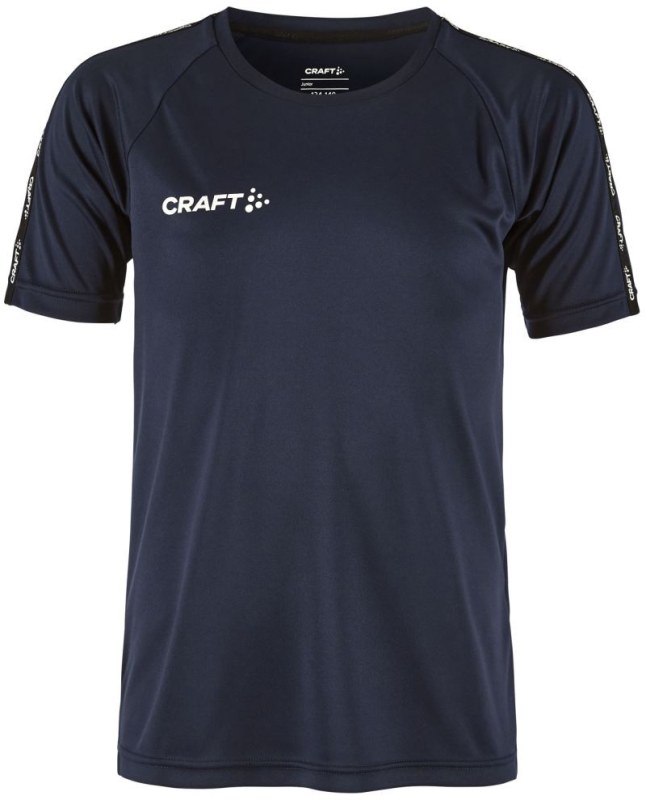 Craft Teamwear Squad Go Contrast Jersey Jr Dětské kontrastní sportovní tričko 82.2727 navy - Pro děti pro děti trička