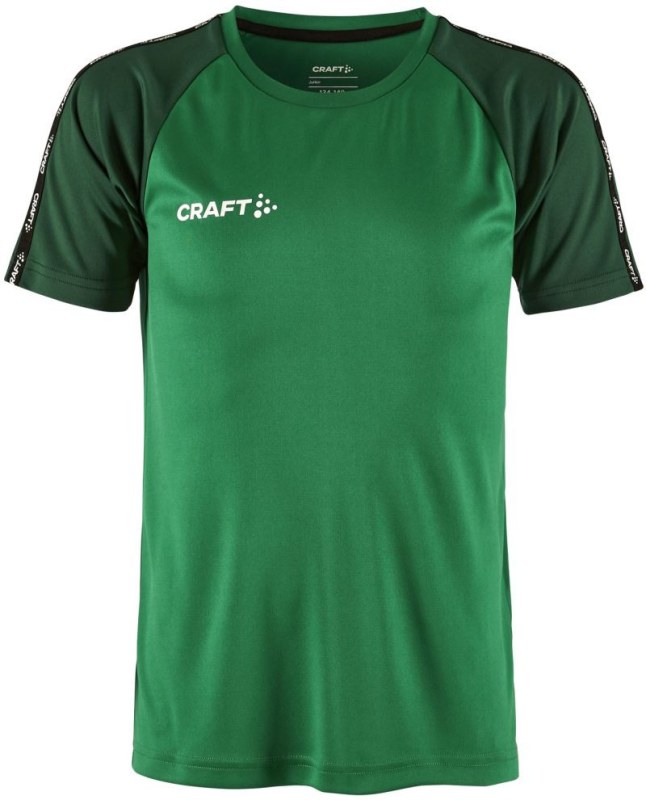Craft Teamwear Squad Go Contrast Jersey Jr Dětské kontrastní sportovní tričko 82.2727 team green/ivy - Pro děti pro děti trička