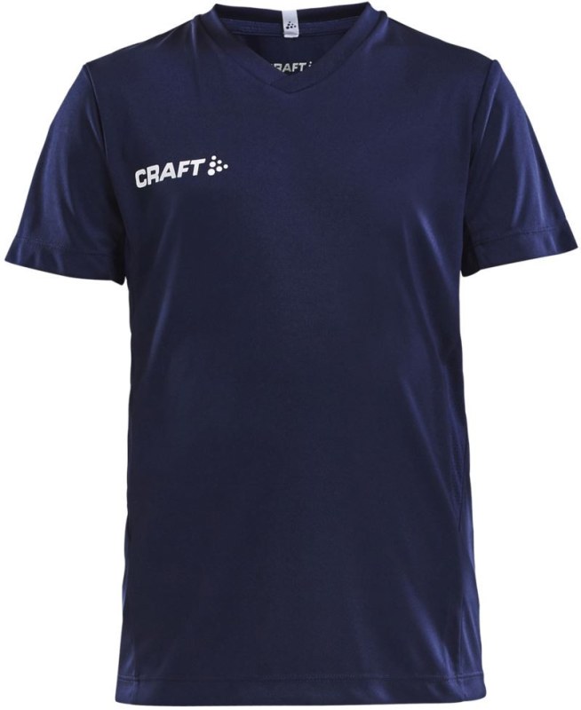Craft Teamwear Squad Go Jersey Solid Jr Dětské sportovní tričko s&nbsp;výstřihem do V 82.5582 navy - Pro děti pro děti trička