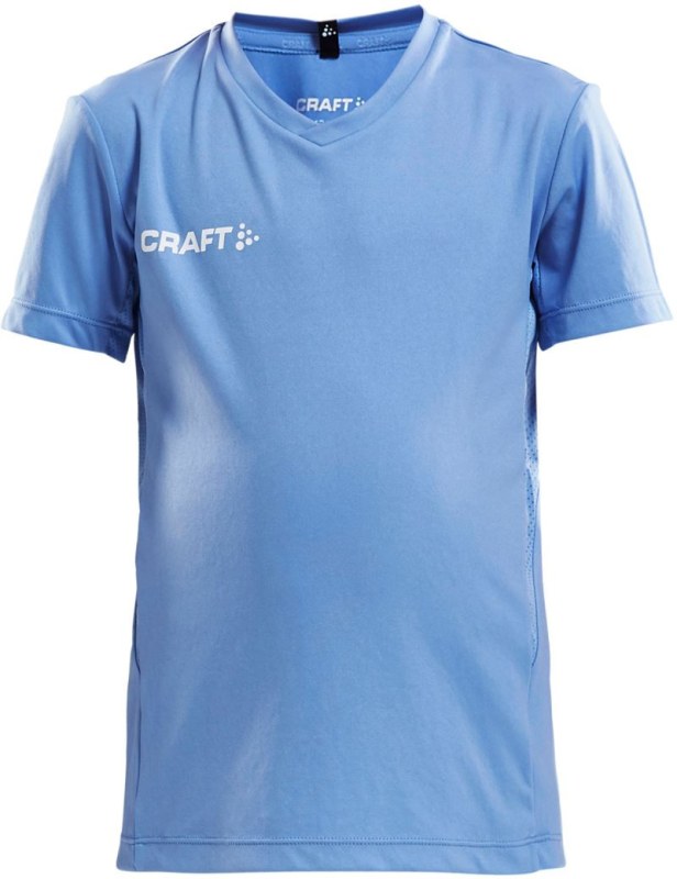 Craft Teamwear Squad Go Jersey Solid Jr Dětské sportovní tričko s&nbsp;výstřihem do V 82.5582 mff blue - Pro děti pro děti trička