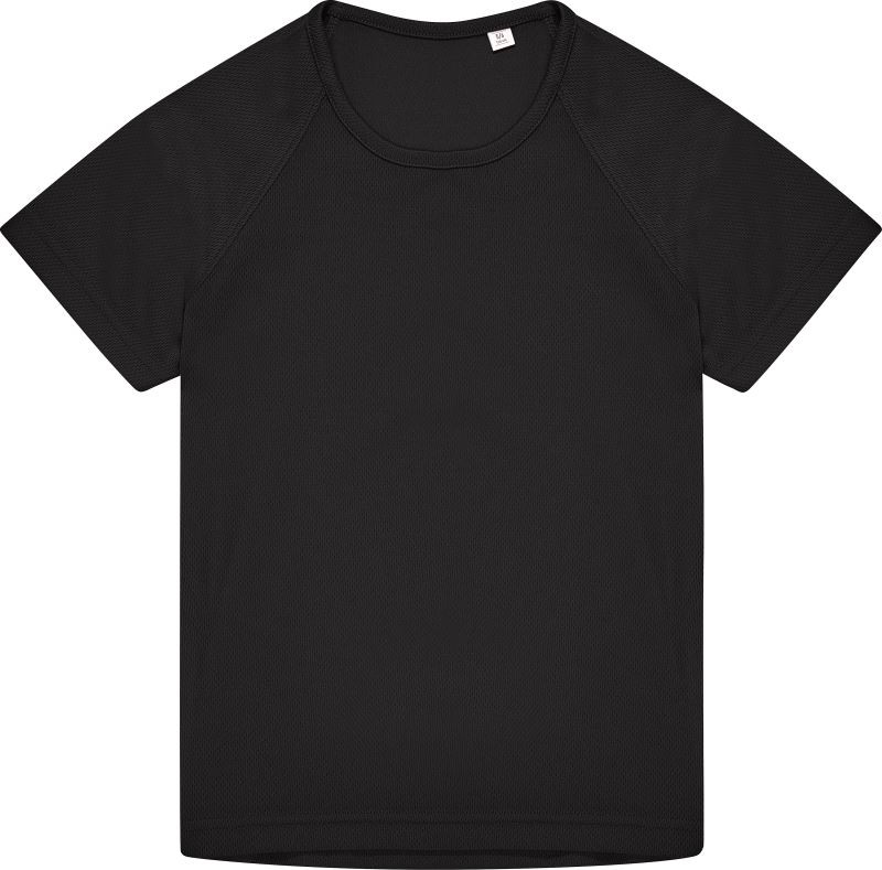 B&C Active T /kids Dětské sportovní tričko "Active" 01.ATK4 black - Pro děti trička