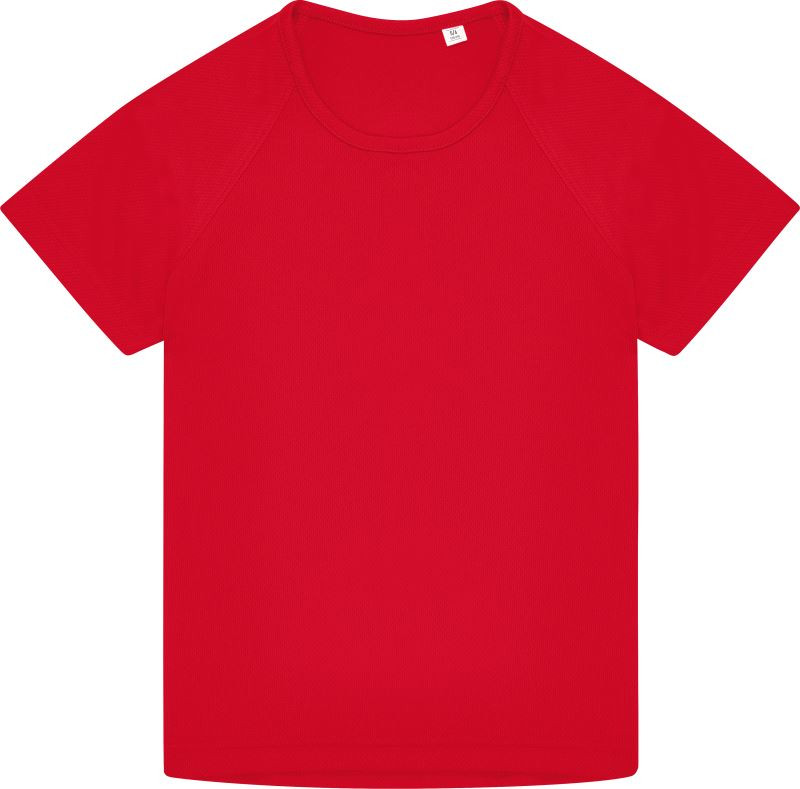 B&C Active T /kids Dětské sportovní tričko "Active" 01.ATK4 red - Pro děti trička