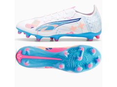 Pánské sportovní fotbal boty Ultra 5 Match Vol.Up FG/MG M 108064-01 Bílá mix - Puma