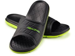 AQUA SPEED Boty do bazénu Aspen Black/Green Pattern 07