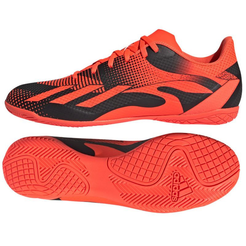 Pánské boty / kopačky X Speedportal Messi.4 M ID1737 Neon oranžová s černou - Adidas - Pro muže boty