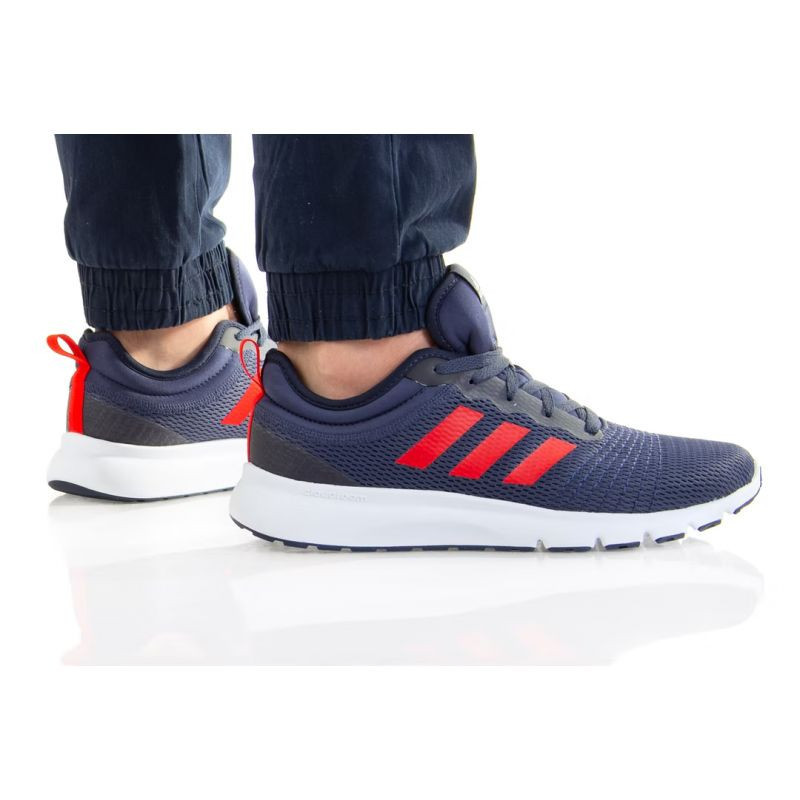 Pánské sportovní boty Fluidup GZ0554 Tmavě modrá s červenou - Adidas - Pro muže boty